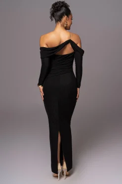 JLUXLABEL Black Serina Maxi Dress