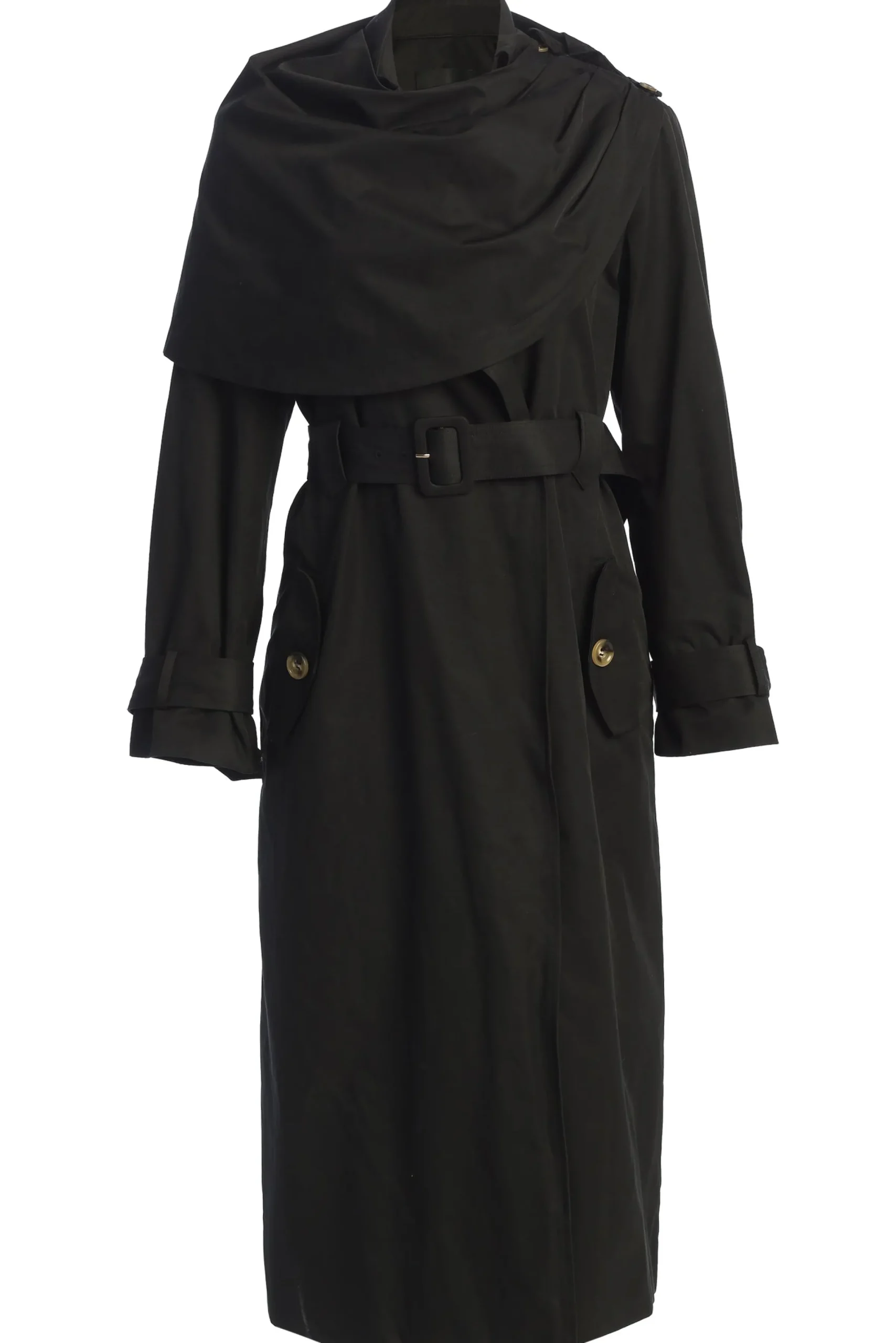 JLUXLABEL Black The Classic Trench Coat