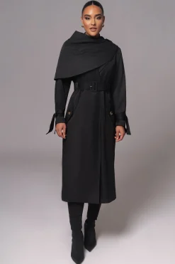 JLUXLABEL Black The Classic Trench Coat