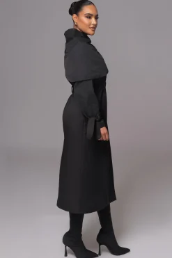 JLUXLABEL Black The Classic Trench Coat