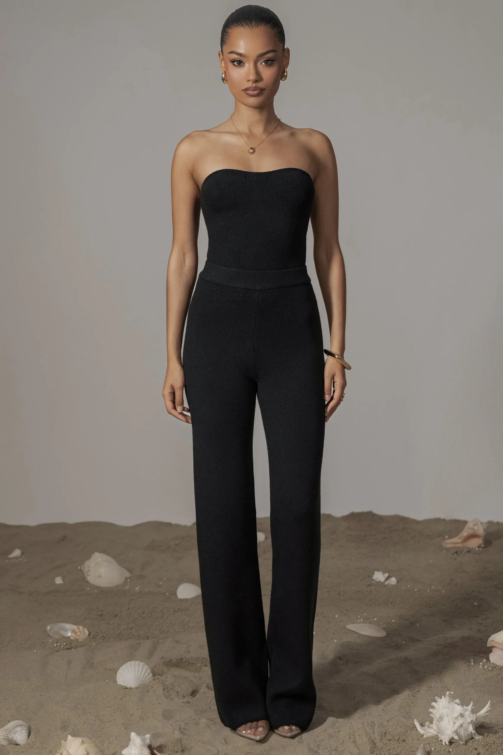 JLUXLABEL Black Tiarra Pants