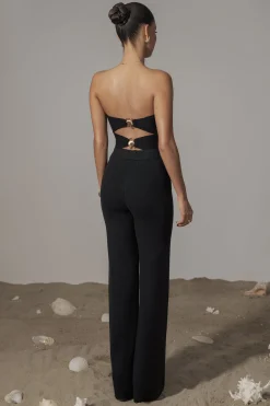 JLUXLABEL Black Tiarra Pants