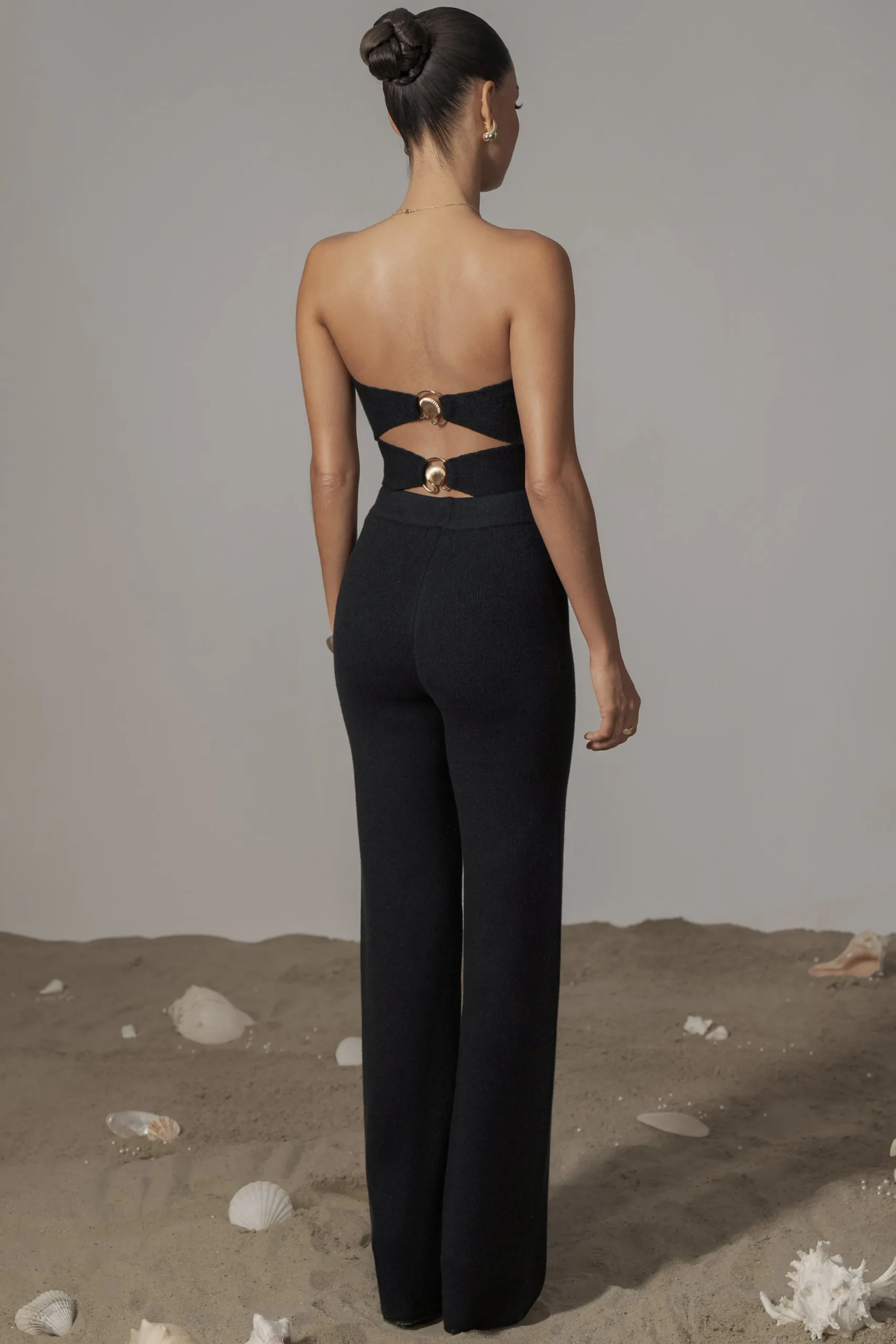 JLUXLABEL Black Tiarra Pants