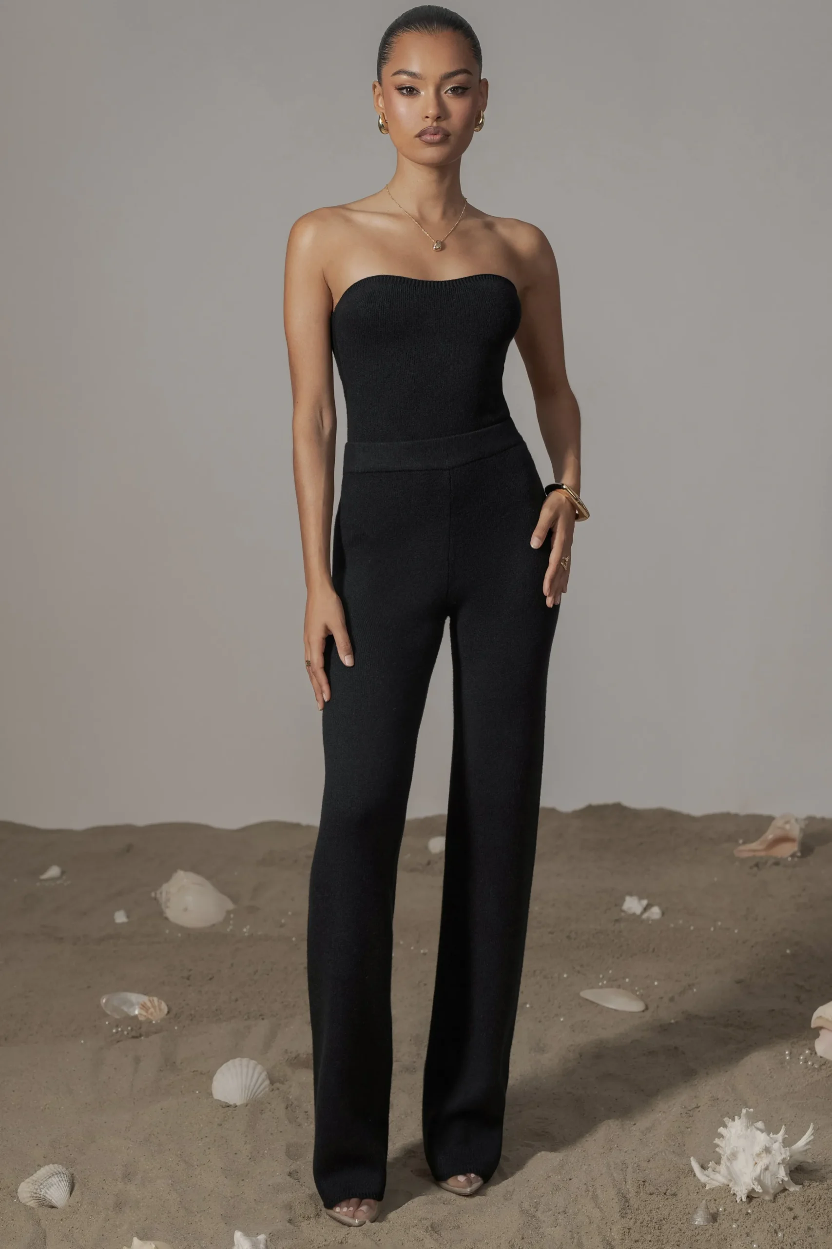 JLUXLABEL Black Tiarra Pants