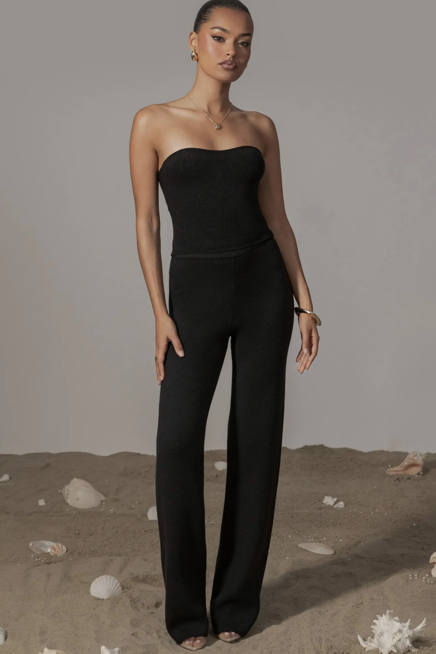 JLUXLABEL Black Tiarra Pants