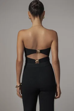 JLUXLABEL Black Tiarra Pants
