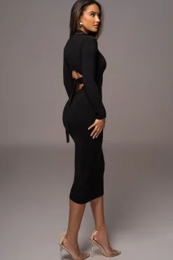 JLUXLABEL Black Under Your Spell Dress