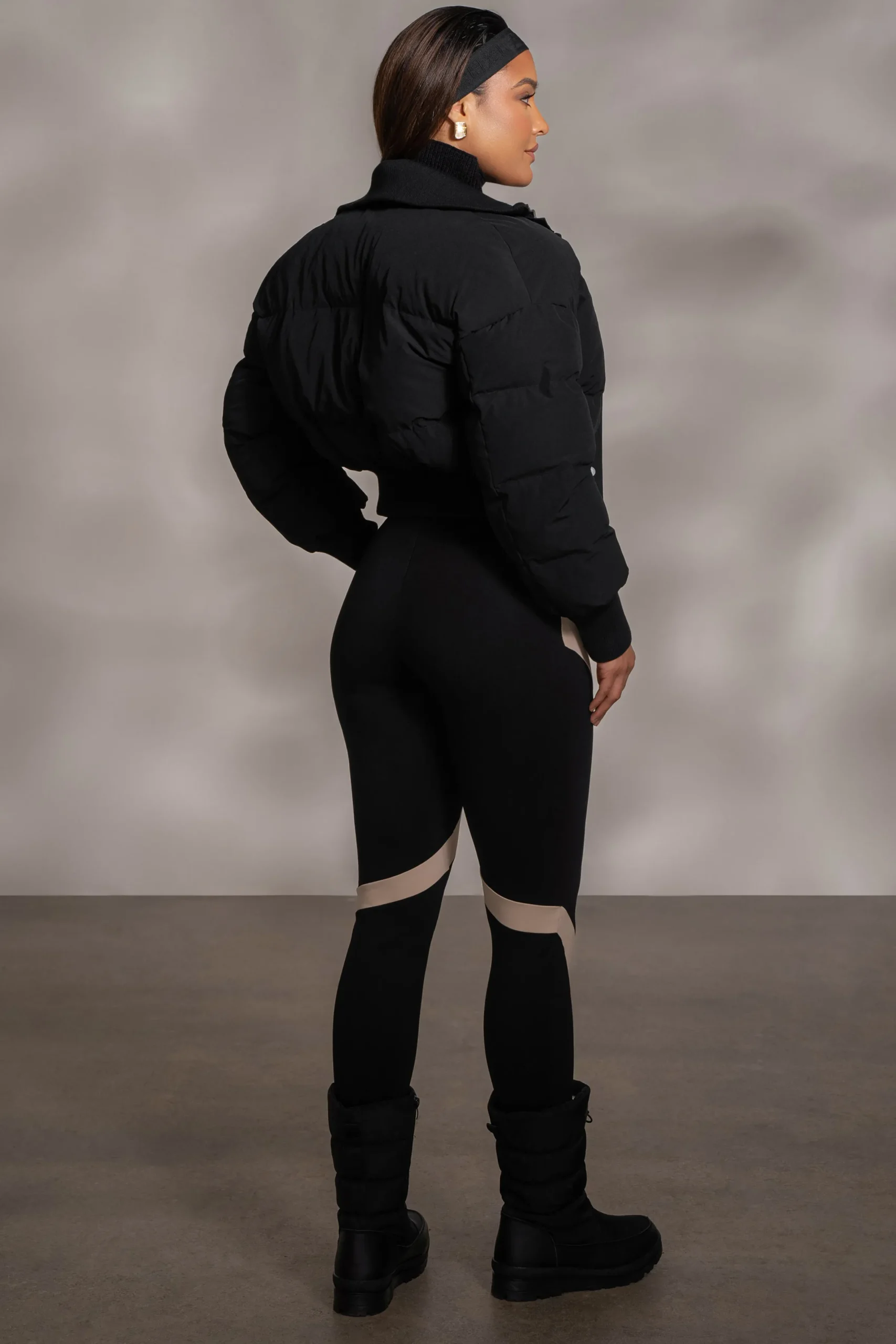 JLUXLABEL Black Valen High Waisted Leggings