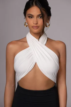 JLUXLABEL Black/Beige Dominic Reversible Maxi Dress
