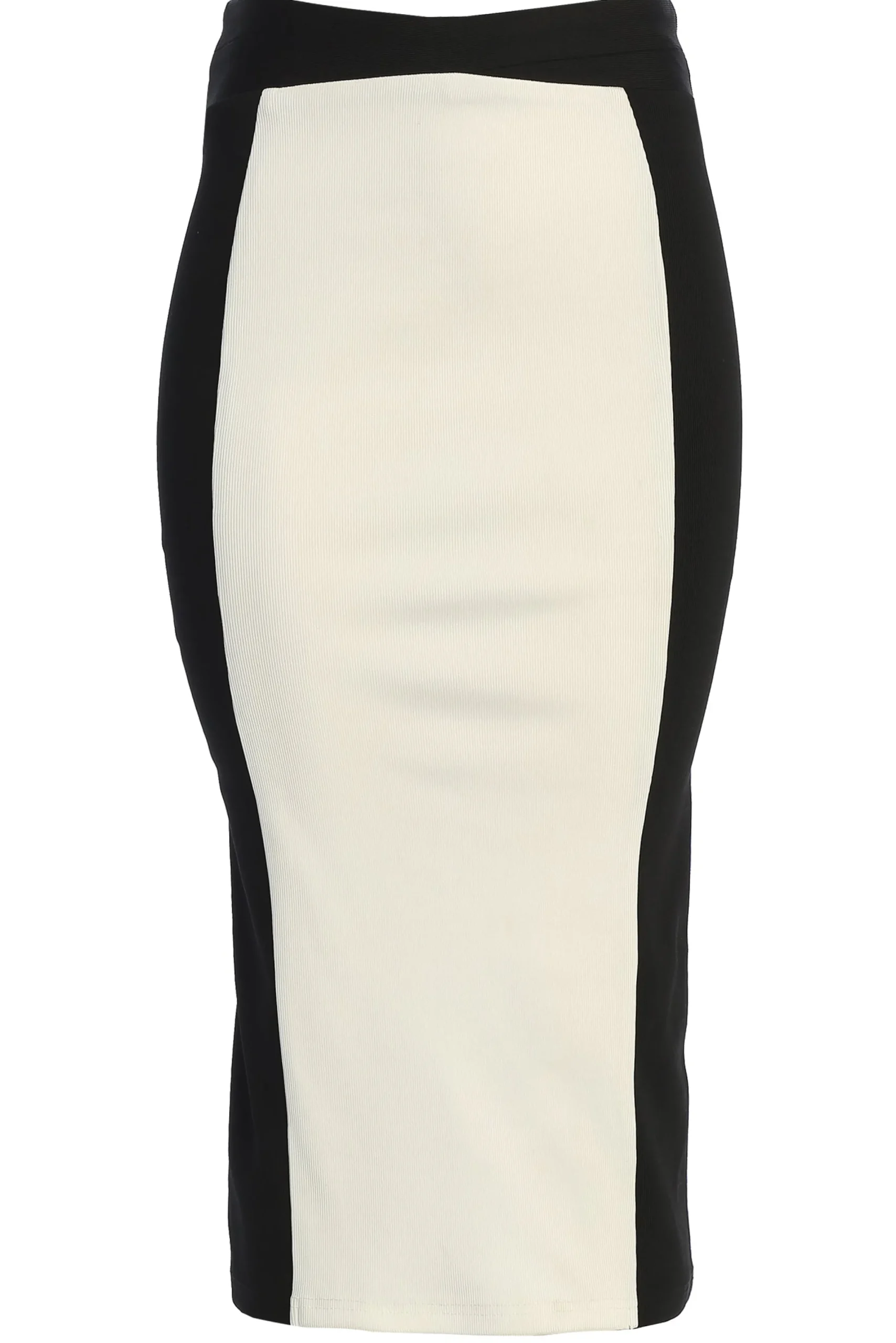 JLUXLABEL Black/White Celebration Colorblock Midi Skirt