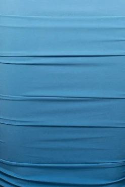 JLUXLABEL Blue Ombré Edge Of Romance Midi Dress
