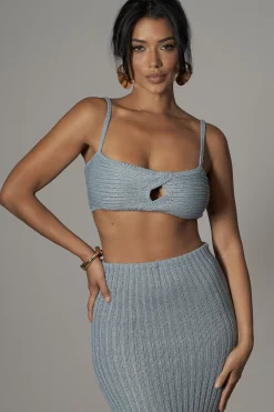 JLUXLABEL Blue Sunny Skirt Set