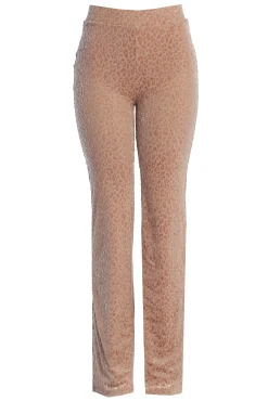 JLUXLABEL Blush Leopard One To Watch Pants