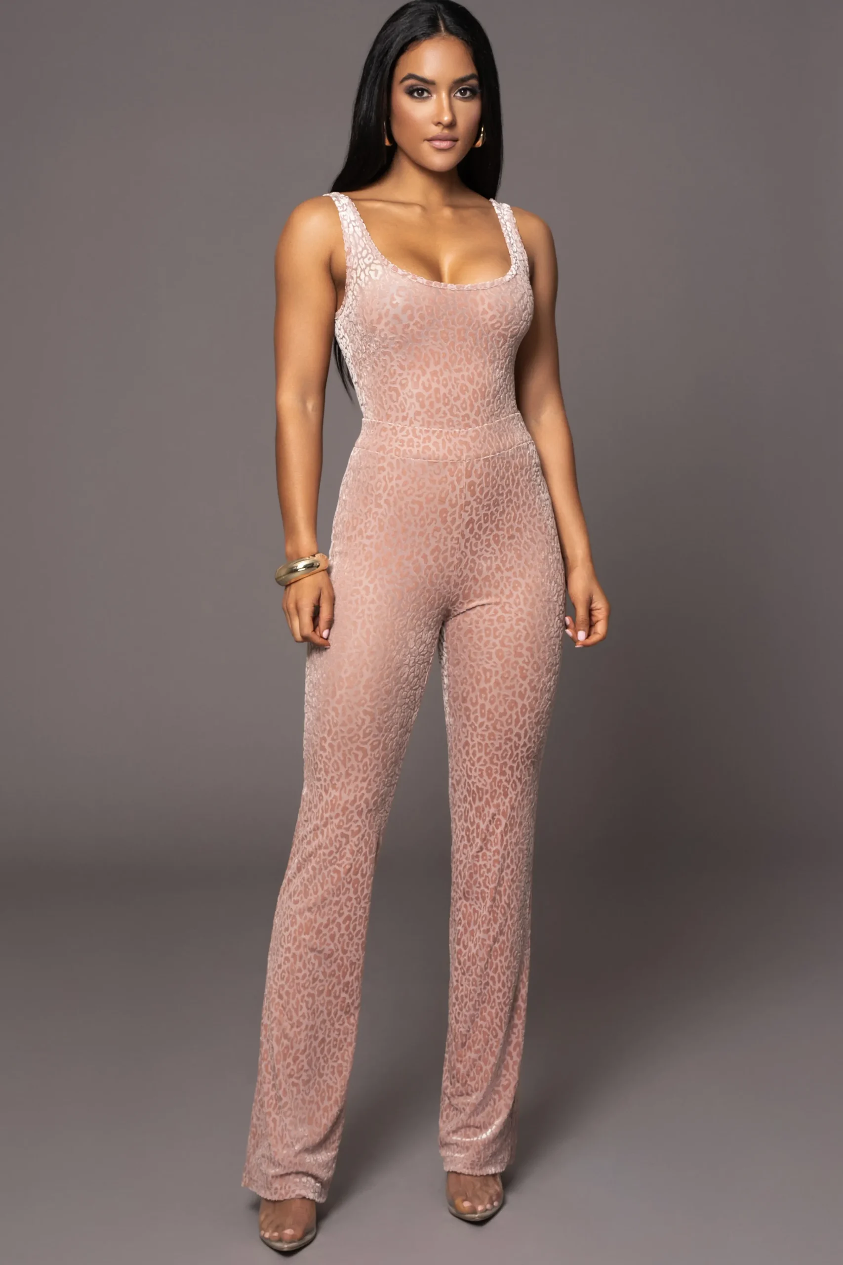 JLUXLABEL Blush Leopard One To Watch Pants