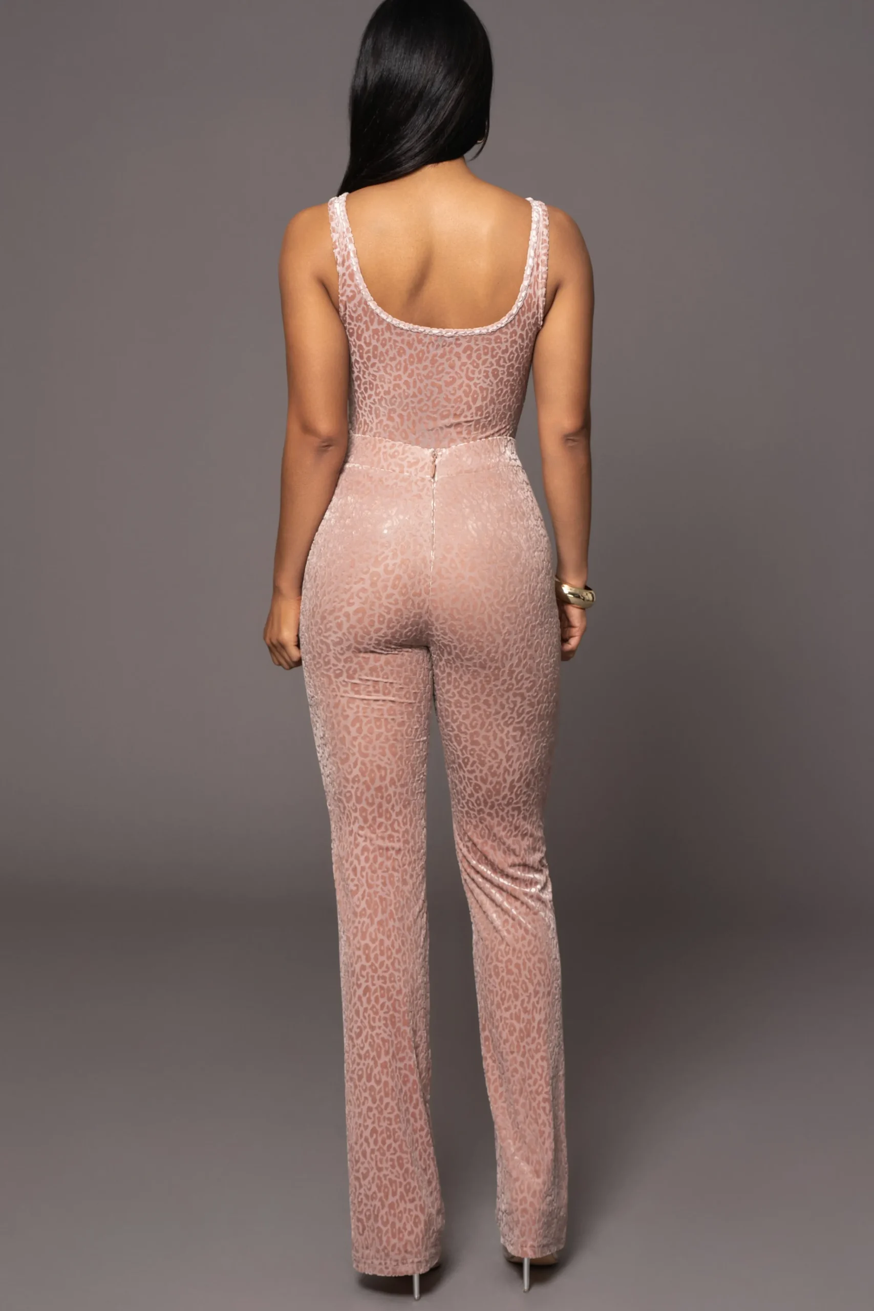 JLUXLABEL Blush Leopard One To Watch Pants