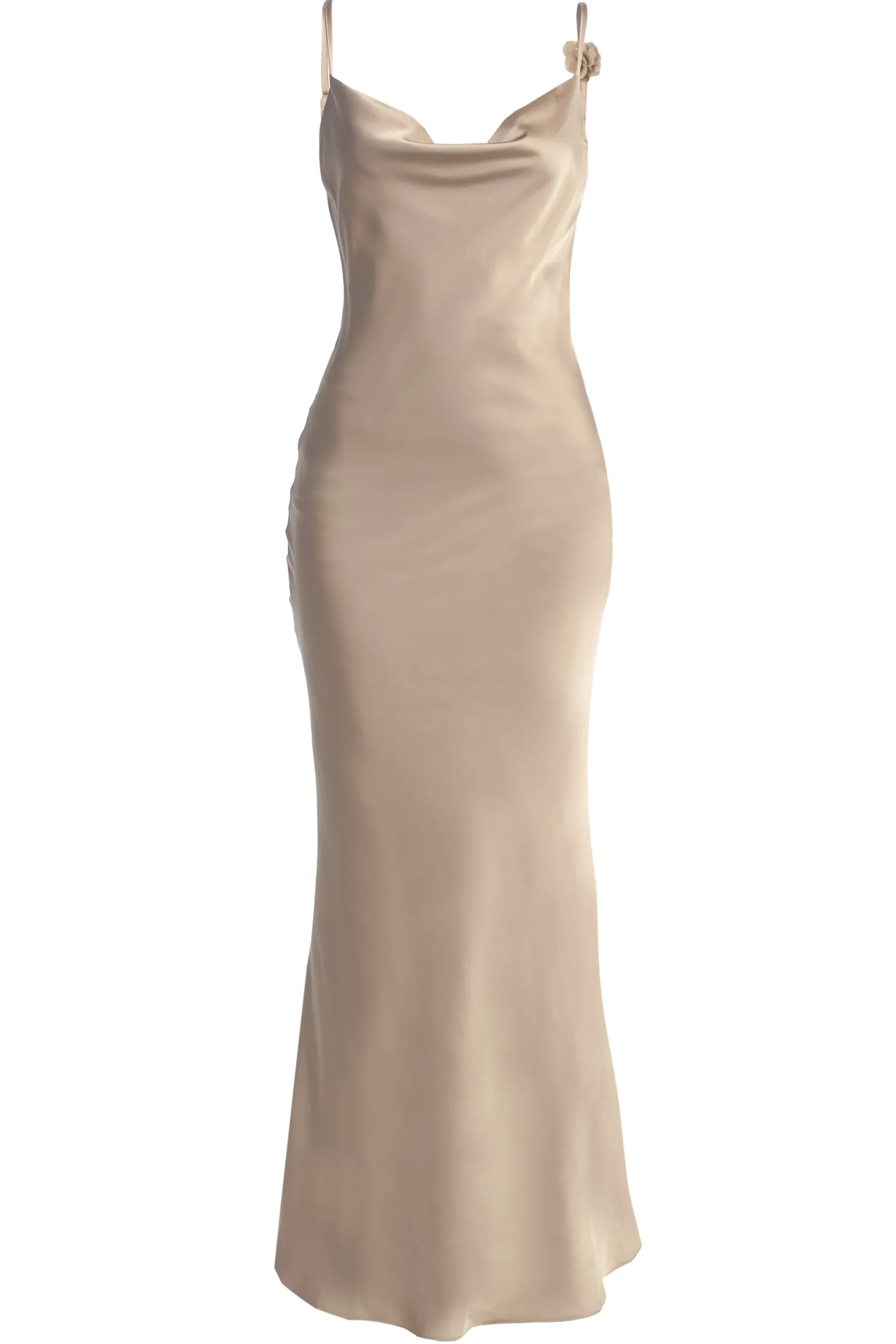 JLUXLABEL Bronze Down The Aisle Satin Gown