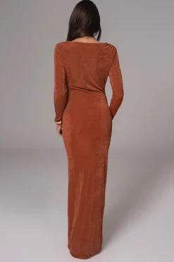 JLUXLABEL Bronze/Sienna Ashton Reversible Maxi Dress