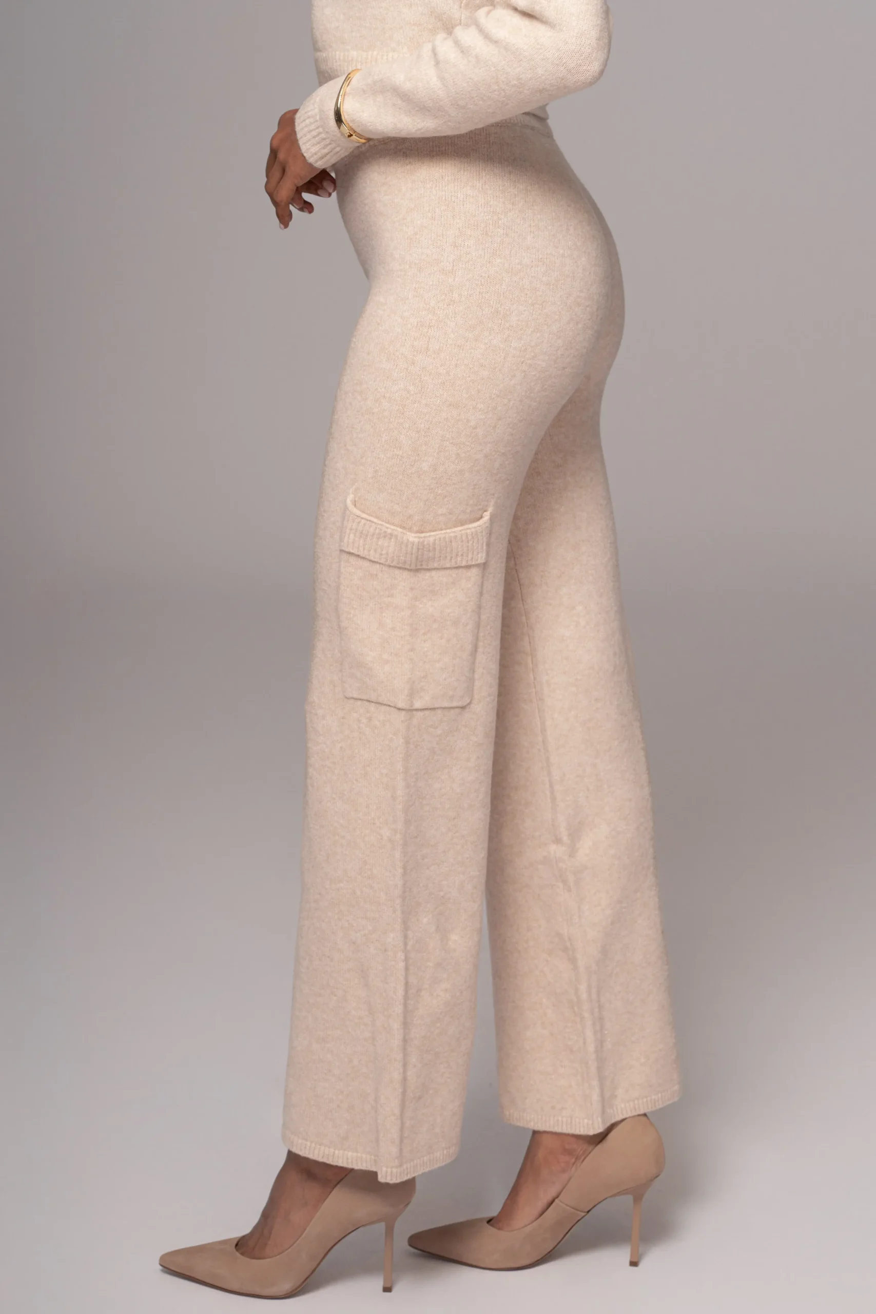 JLUXLABEL Buttercream Chelsey Knit Pant Set