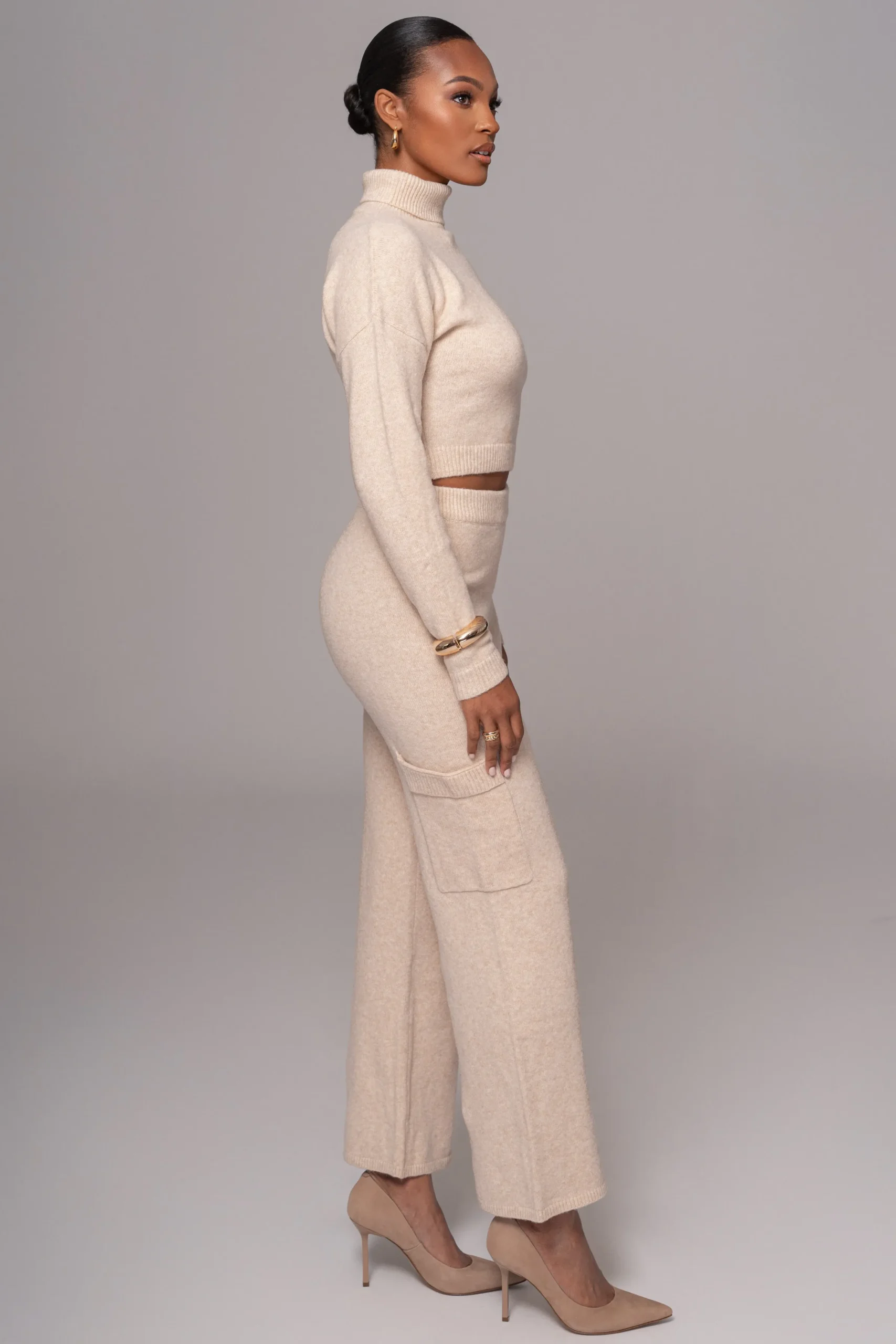 JLUXLABEL Buttercream Chelsey Knit Pant Set