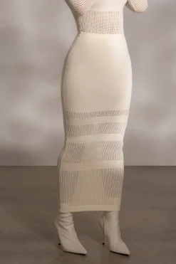JLUXLABEL Buttercream Lina Knit Maxi Skirt