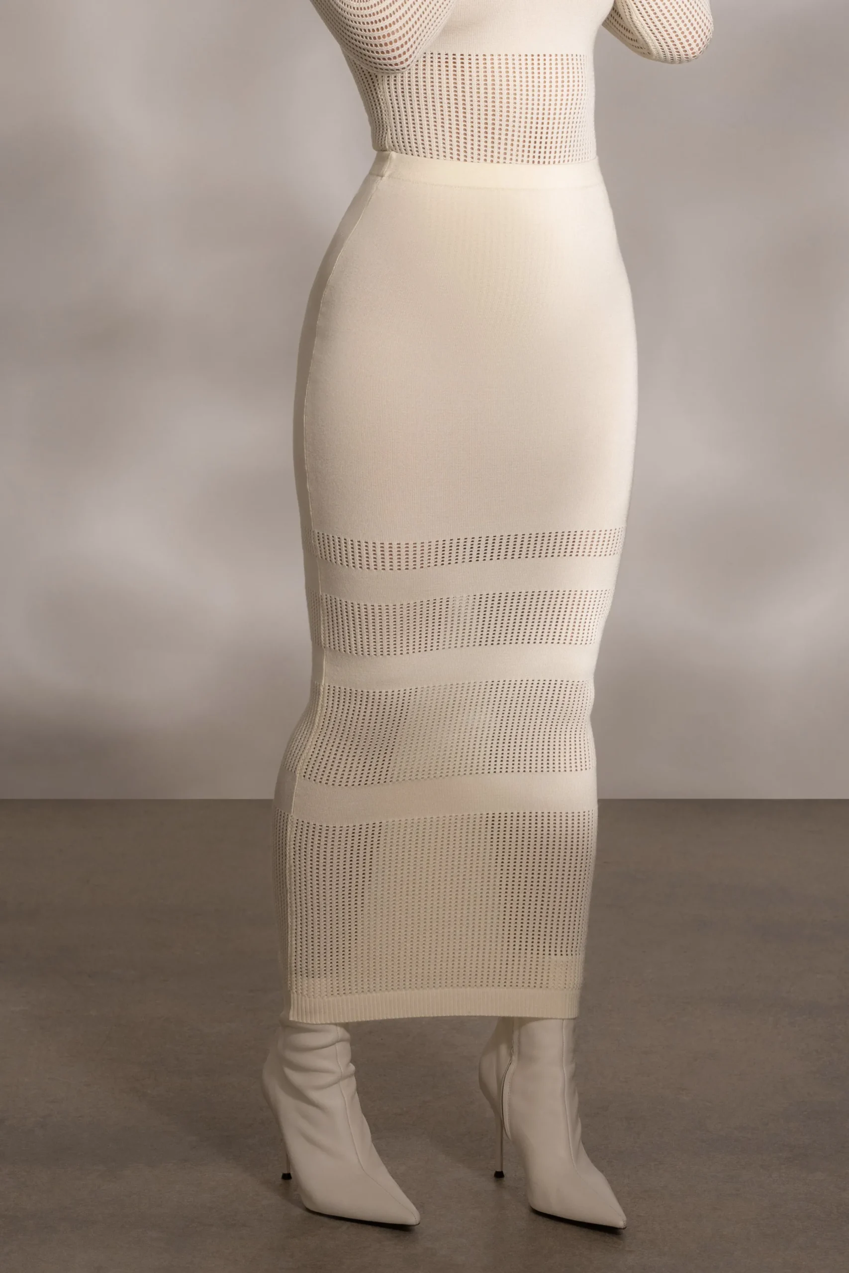 JLUXLABEL Buttercream Lina Knit Maxi Skirt
