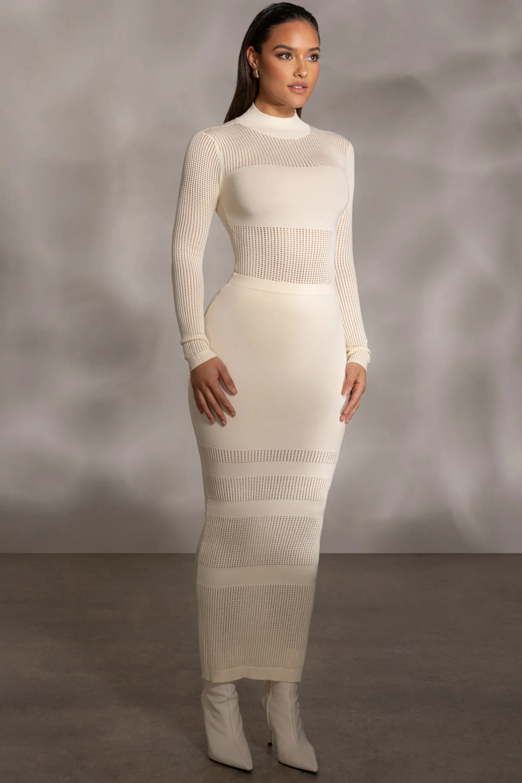 JLUXLABEL Buttercream Lina Knit Maxi Skirt