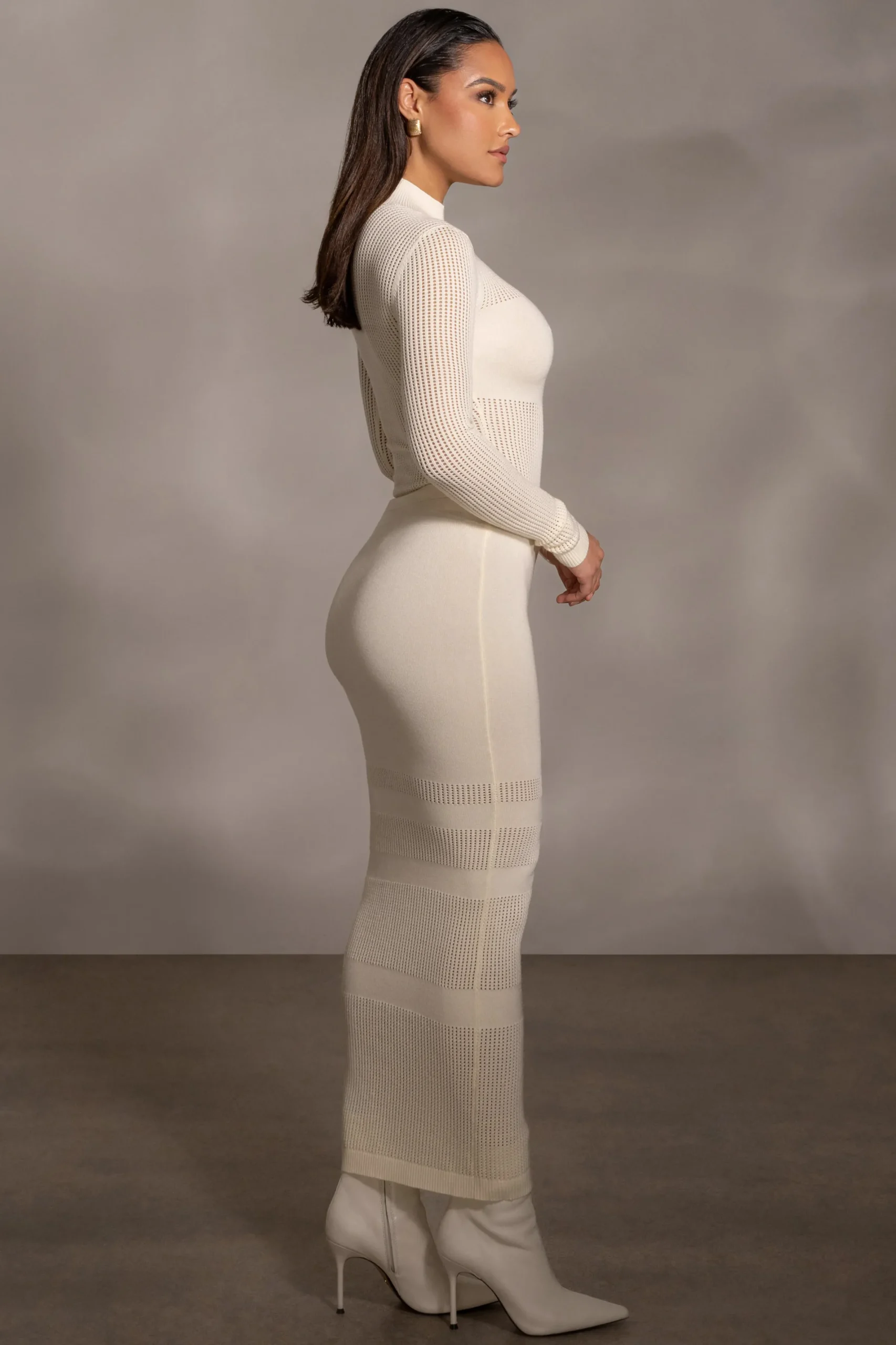 JLUXLABEL Buttercream Lina Knit Maxi Skirt