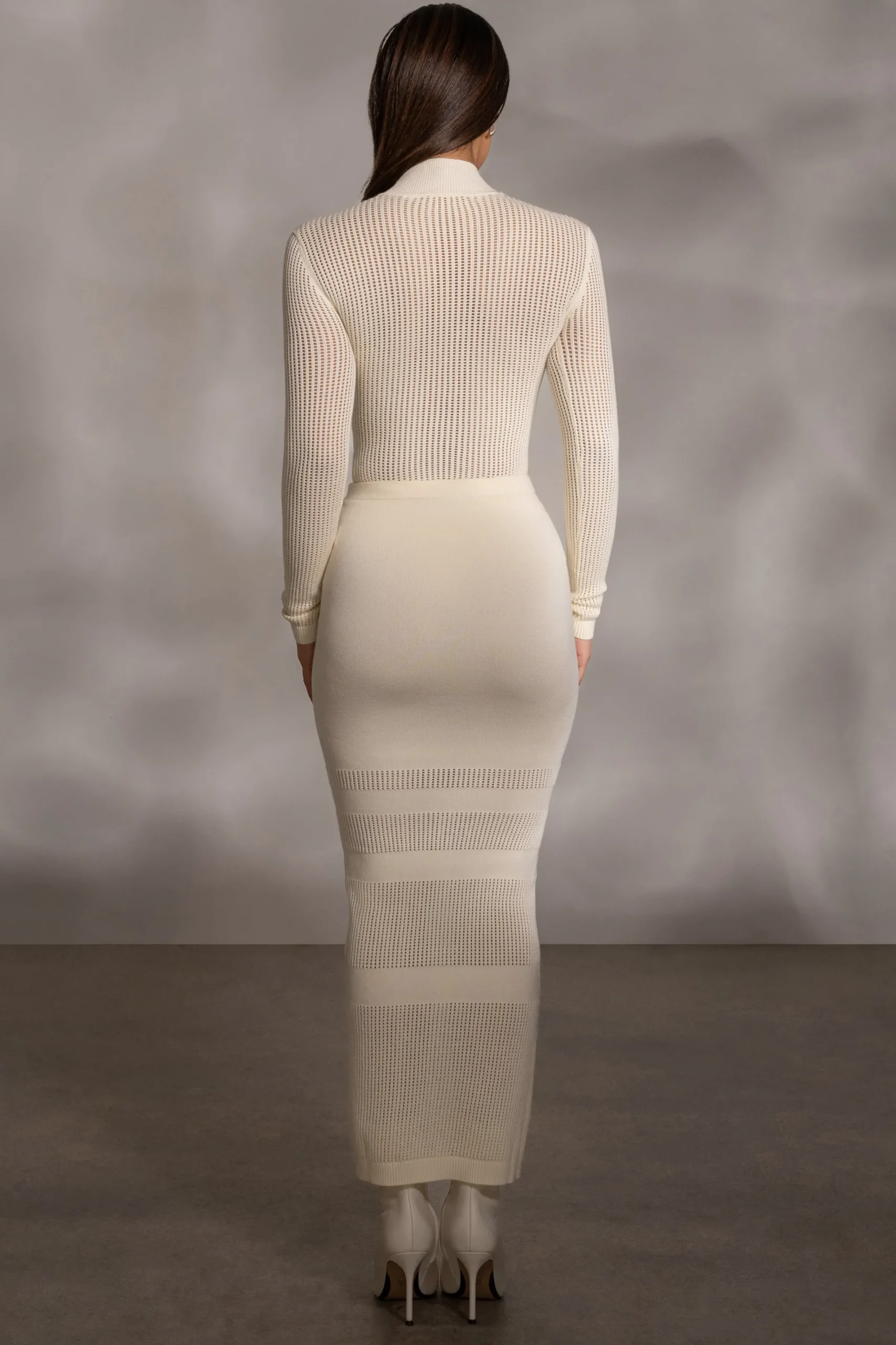 JLUXLABEL Buttercream Lina Knit Maxi Skirt