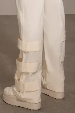 JLUXLABEL Buttercream Nyah Nylon Utility Pants