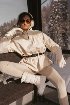 JLUXLABEL Buttercream Willow Belted Jacket