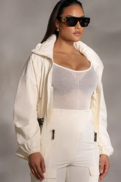 JLUXLABEL Buttercream Willow Belted Jacket