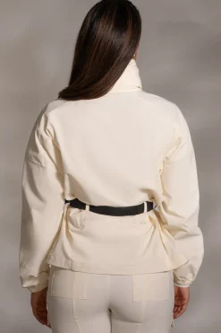 JLUXLABEL Buttercream Willow Belted Jacket