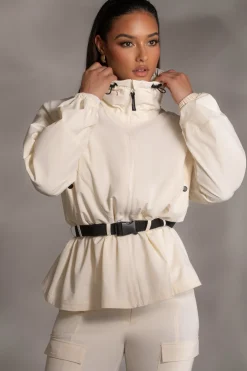 JLUXLABEL Buttercream Willow Belted Jacket