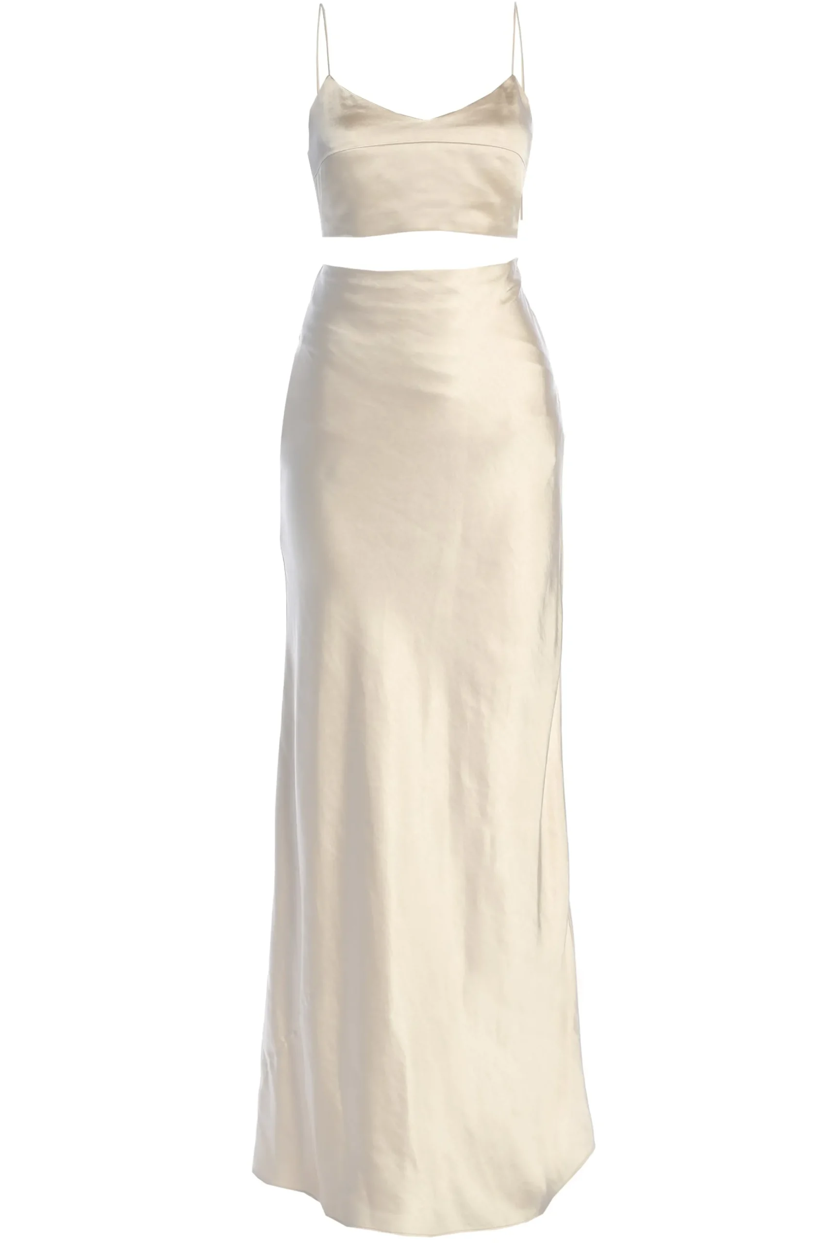 JLUXLABEL Champagne Isella 2-Piece Skirt Set