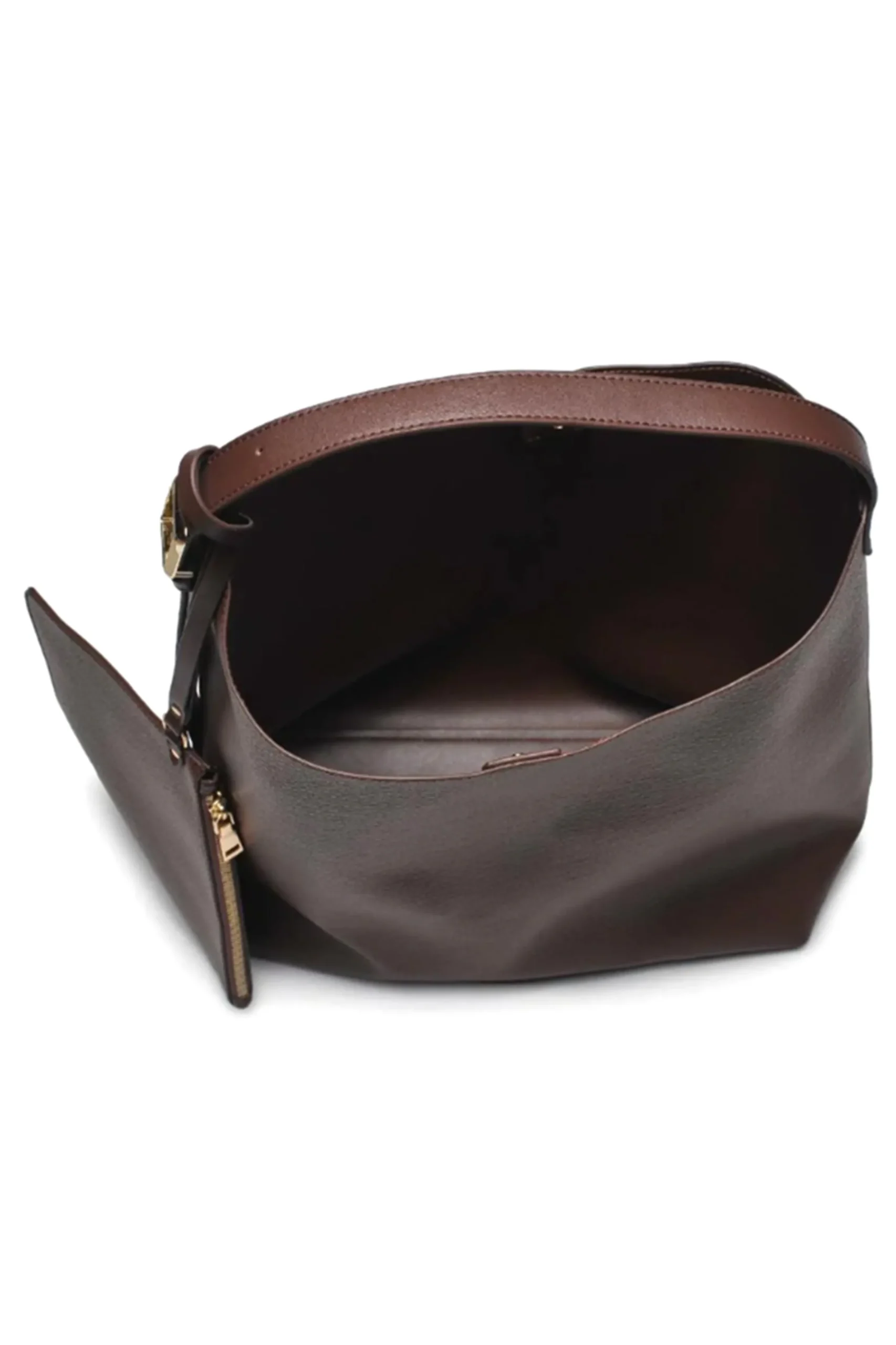 JLUXLABEL Chocolate Faux Leather Bag Set