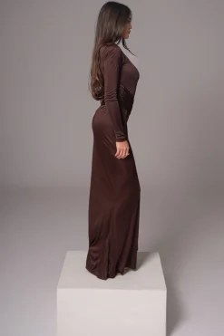 JLUXLABEL Chocolate Muoi Maxi Dress