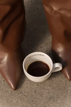 JLUXLABEL Chocolate Passage Faux Leather Boots
