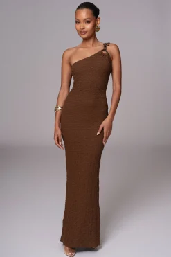 JLUXLABEL Chocolate Summer In Capri Dress