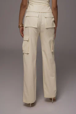 JLUXLABEL Cream Aeris Pant Set