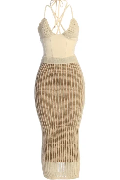 JLUXLABEL Cream Summer Bliss Crochet Set