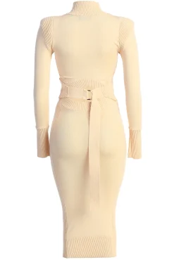 JLUXLABEL Cream Under Your Spell Dress