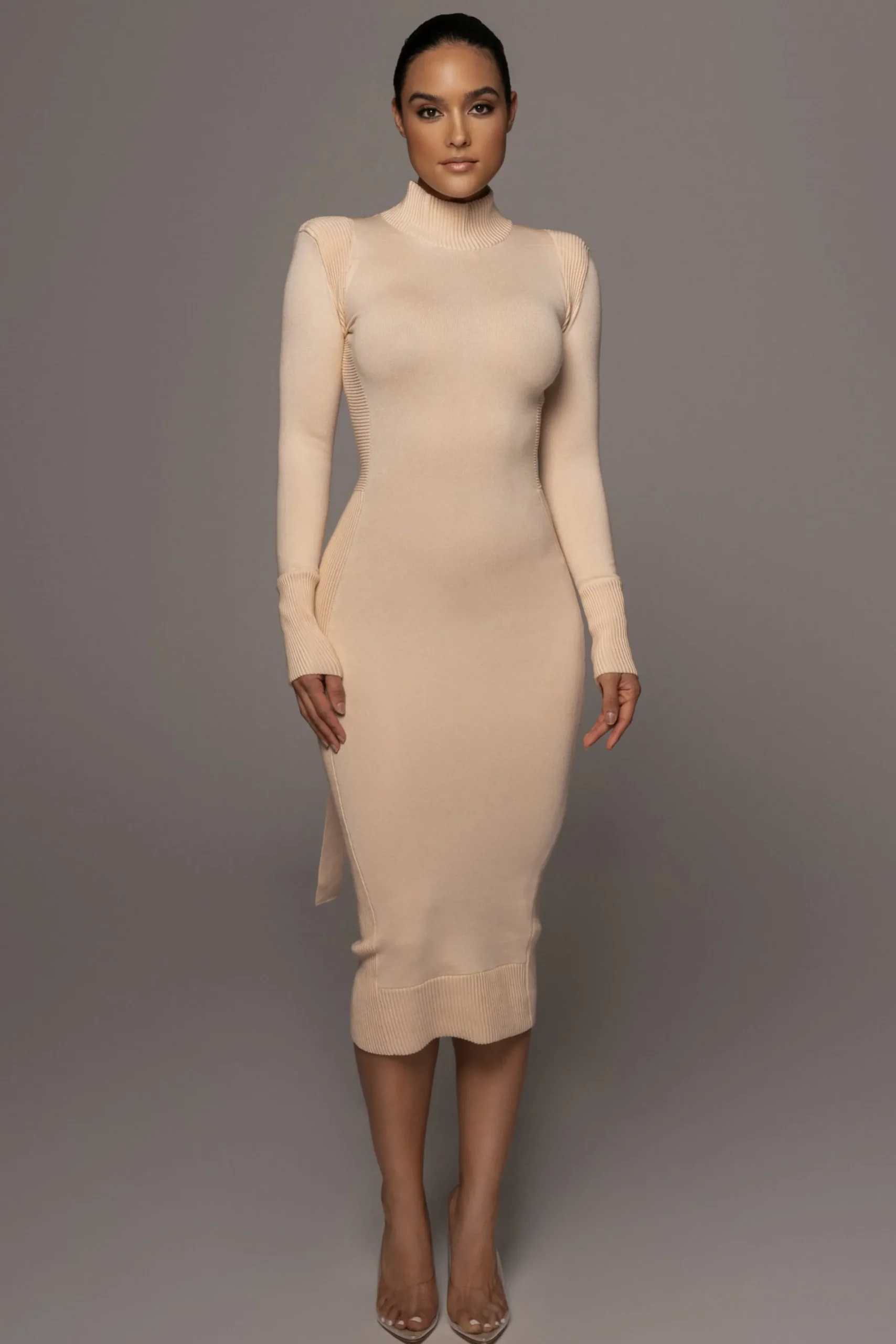 JLUXLABEL Cream Under Your Spell Dress