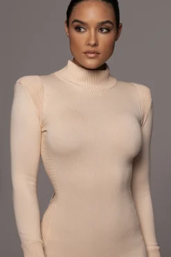JLUXLABEL Cream Under Your Spell Dress