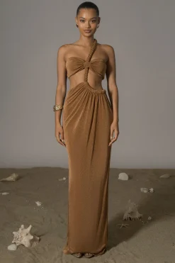 JLUXLABEL Ema One Shoulder Maxi Dress