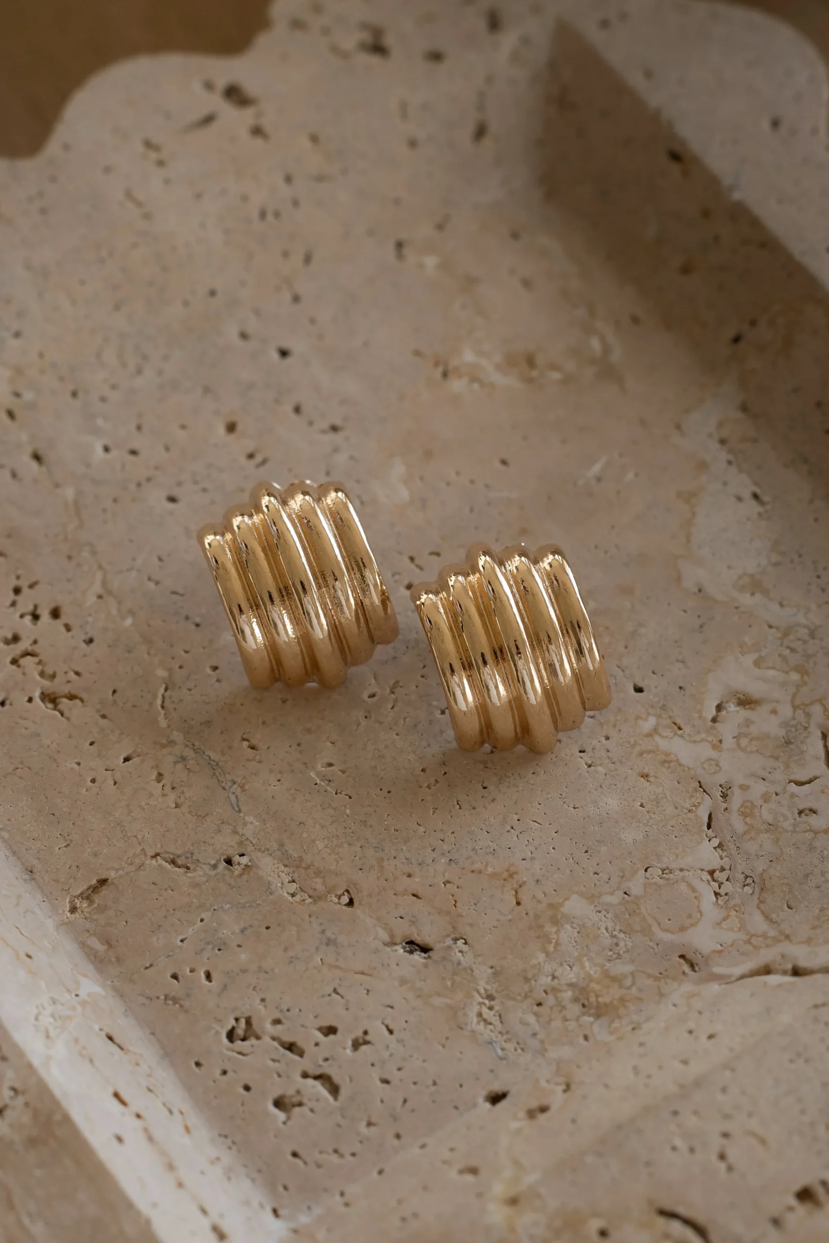 JLUXLABEL Gold Keaton Earrings