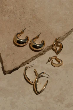 JLUXLABEL Gold Layla Earring Set