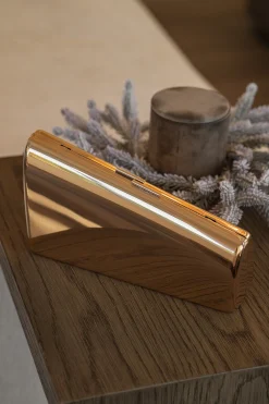 JLUXLABEL Gold Sasha Clutch