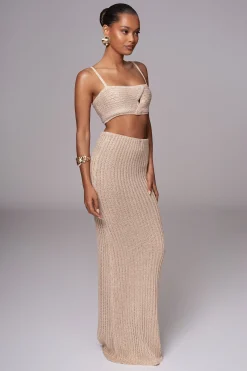 JLUXLABEL Gold Sunny Skirt Set
