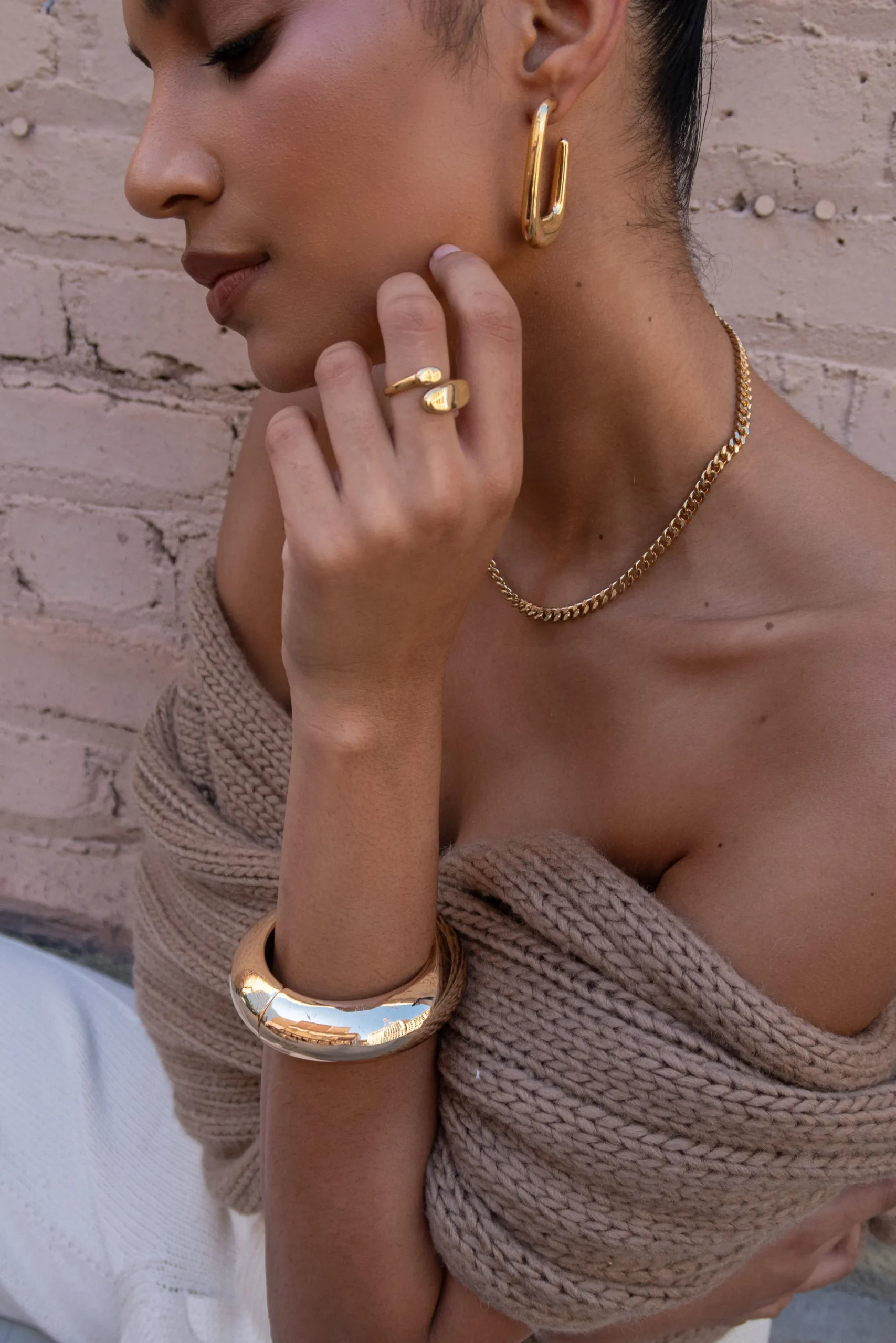 JLUXLABEL Gold Tribute Ring