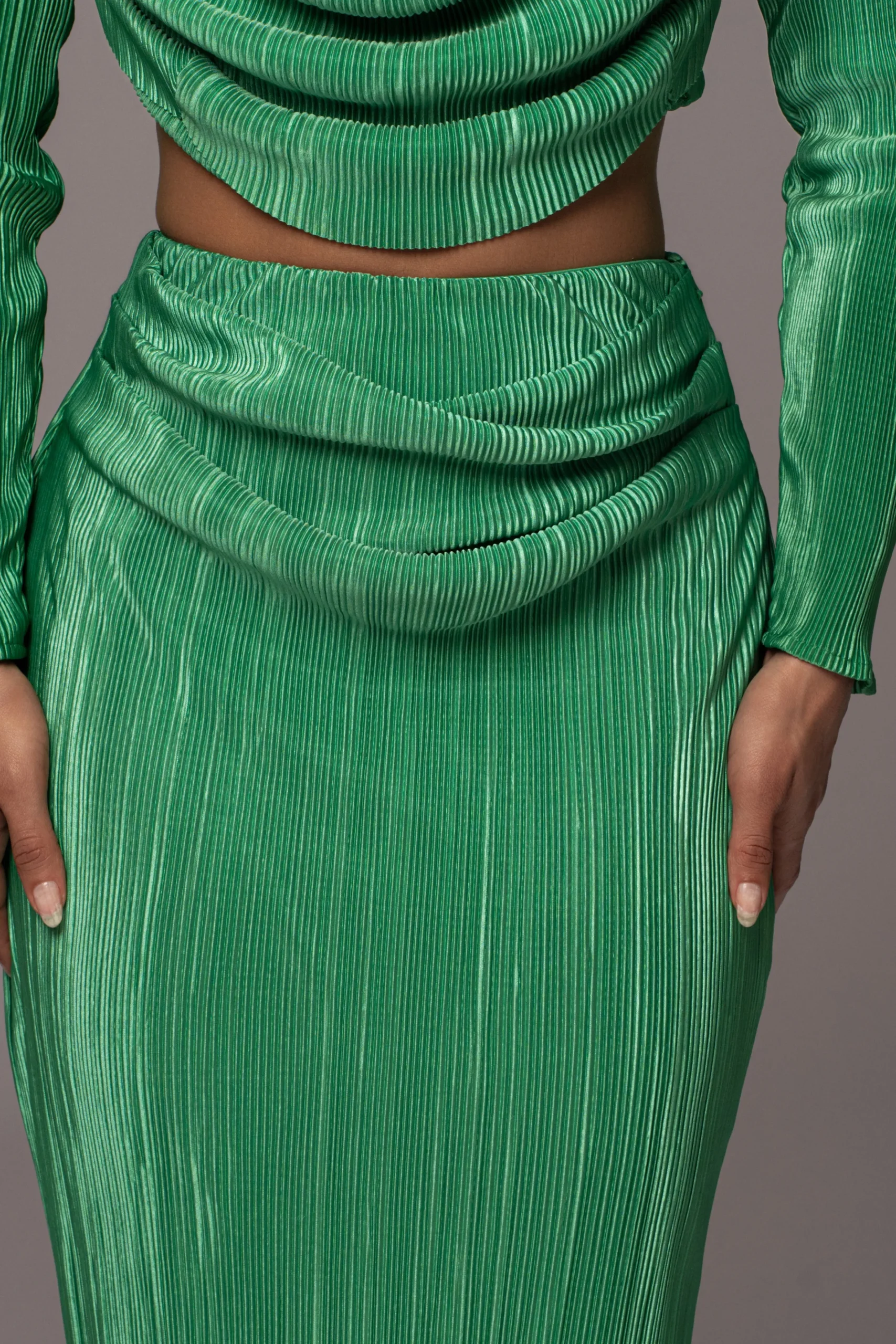 JLUXLABEL Green Haidyn Skirt Set